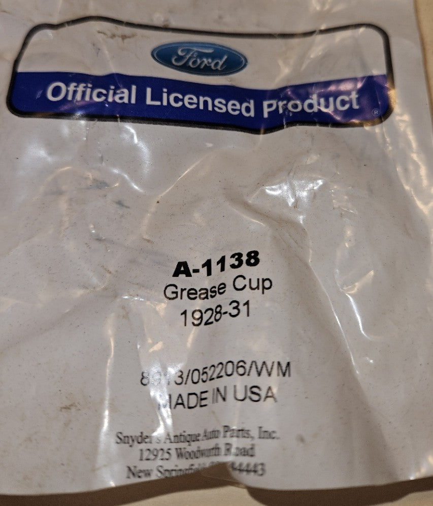 A-1138 Grease Cap Cup