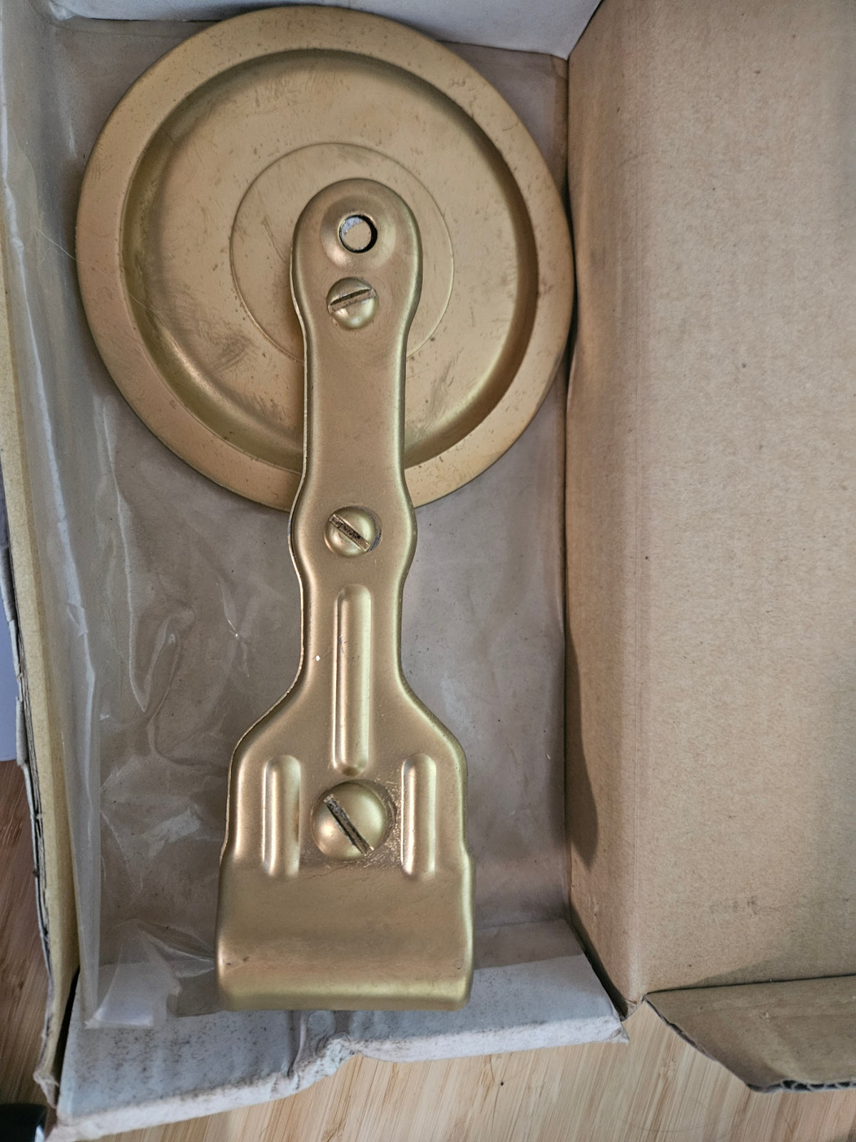 T-1770-B Side Post Mirror Assembly - Brass - 1909/15